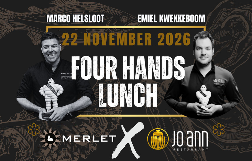 22 november: Four Hands Dinner Merlet x Restaurant Joann