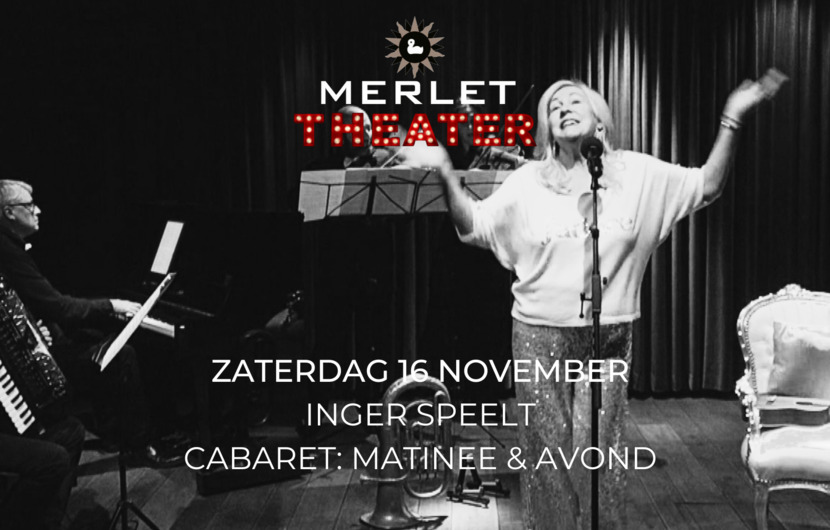 Zaterdag 16 november: Cabaret met Inger – “Het is Tijd”