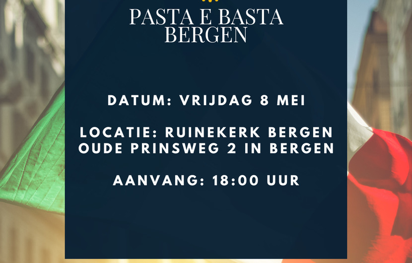 8 mei: La Dolce Vita Benefietavond in de Ruïnekerk Bergen